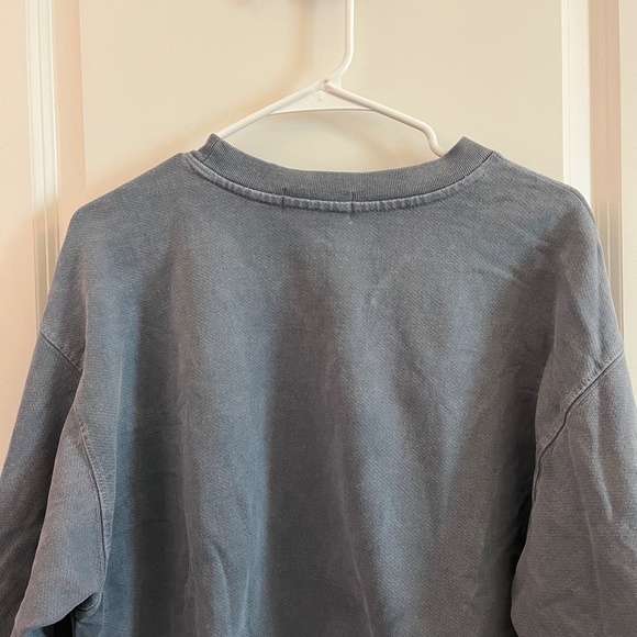 Talentless Blue Oversized Crewneck Women's Size S/M - Picture 3 of 3